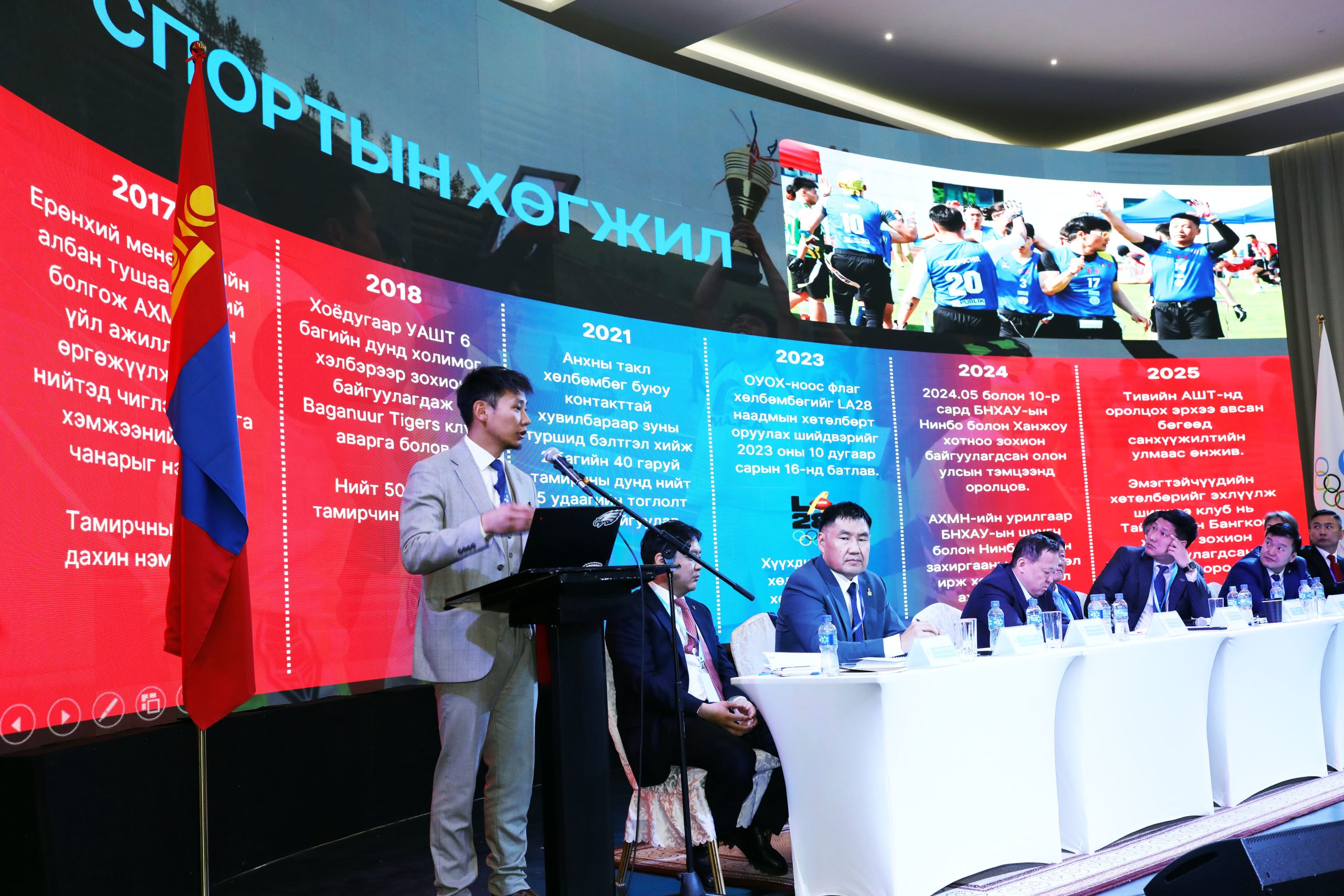 Mongolia American Football Association Accepted as Member of Mongolian National Olympic Committee