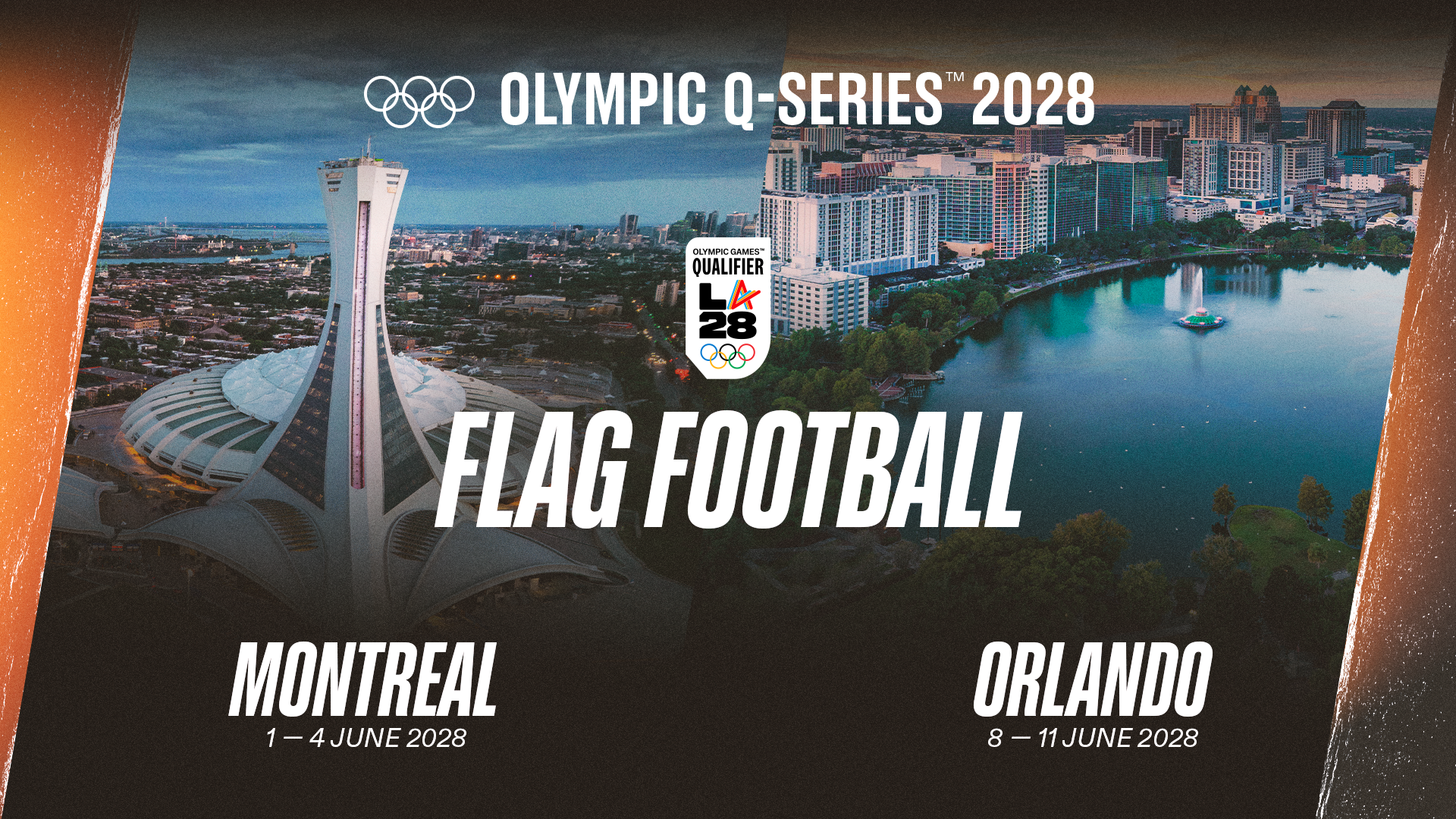Montreal and Orlando to host flag football in the Olympic Q-Series