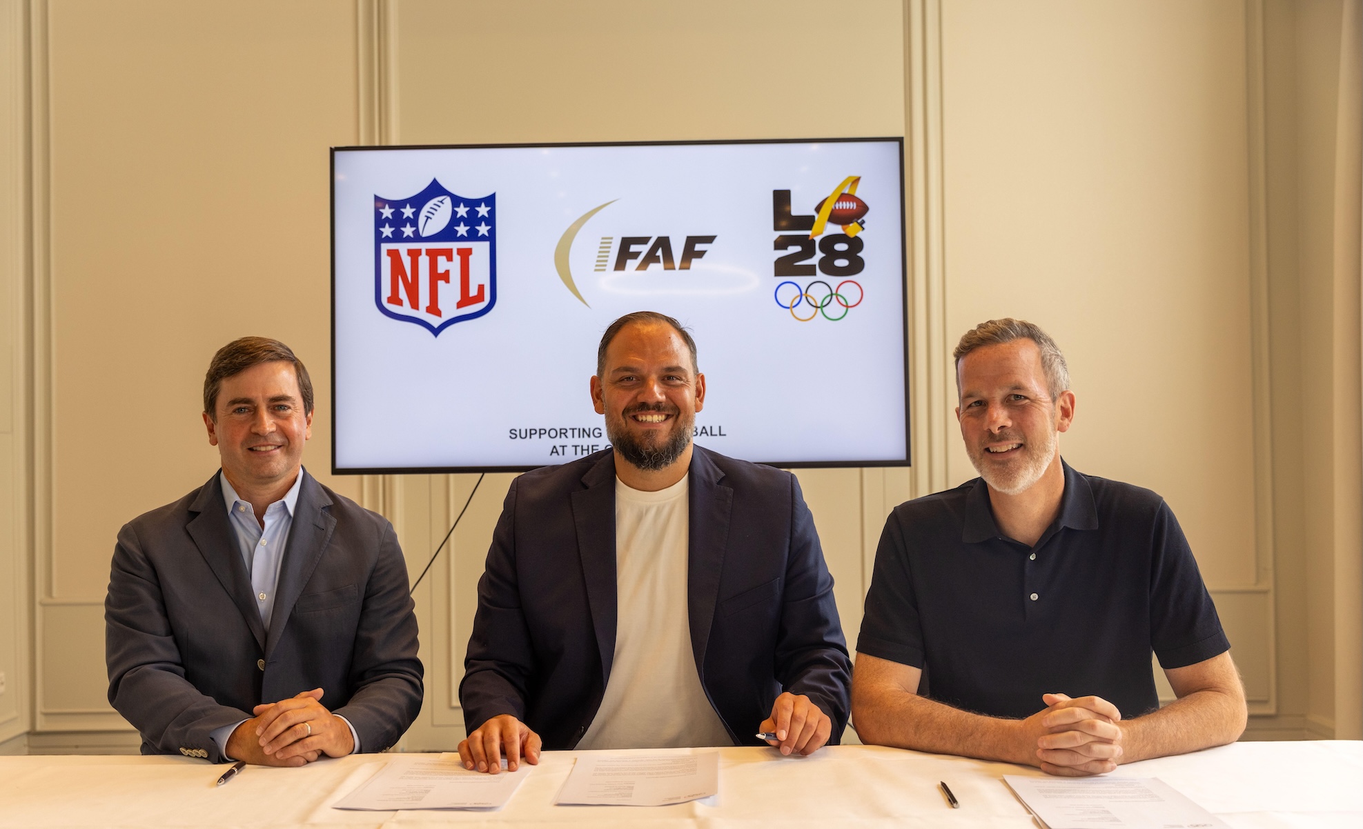 IFAF, IOC and NFL formalize promotional agreement ahead of LA28