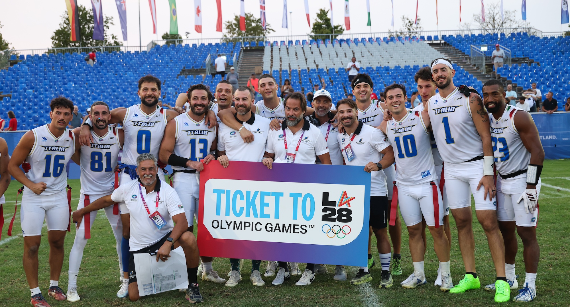 Italy and Canada Punch Golden Tickets to LA28 at IFAF World Flag 26